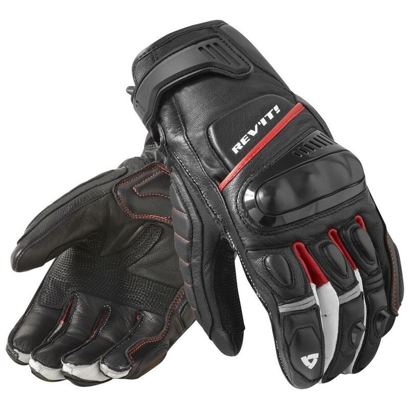 New Revit Chicane nero/rosso moto moto Street Style guanti guanti da corsa guanti da moto in vera pelle