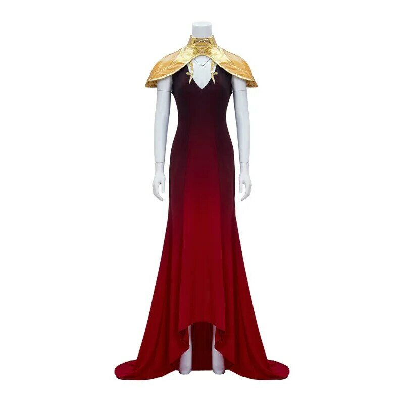 Castle Demon Animation Carmilla Cosplay Costume Vampire Queen Dress Demoness Gown Shawl Dress Halloween Sexy Outfit for Women
