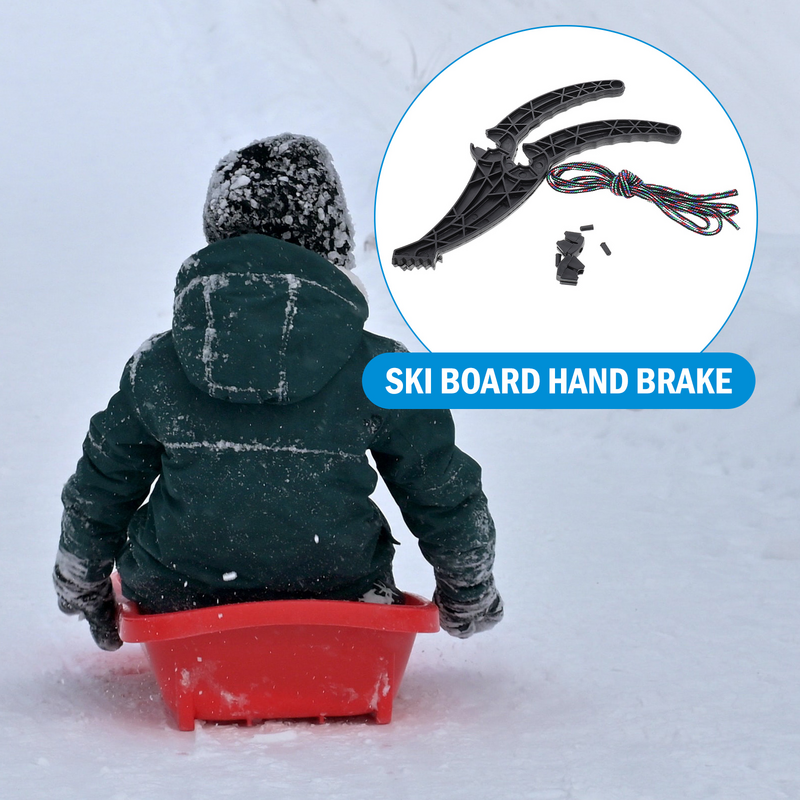 Ski Board Alavanca De Freio De Mão, Anti-Slip Handle, Acessórios De Neve, Acessório De Esqui