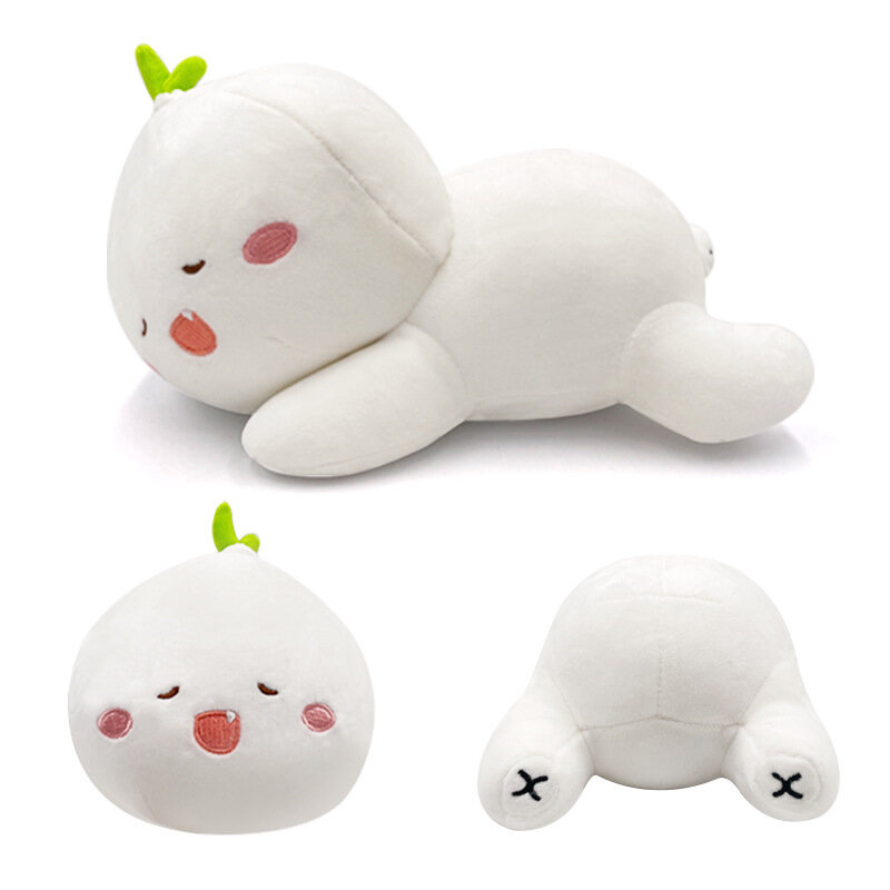 30cm Cute Creative Garlic Head Doll Plush Toy Cartoon Plush Stuffed Soft Cuddly Pillow Children Girls Kawaii Gift Doll