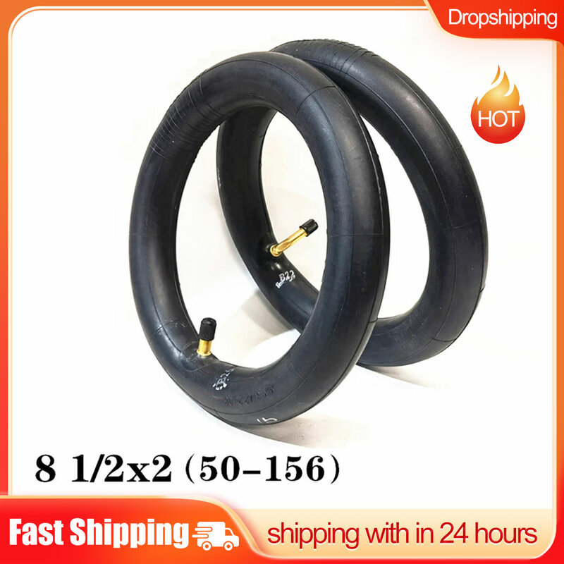 1pc Scooter Inner Tube 8 1/2 X 2 Straight & Bent Valve For XIA0MI/LENOV0 Electric Kick Scooter 8.5in Tyre Durable Wearproof