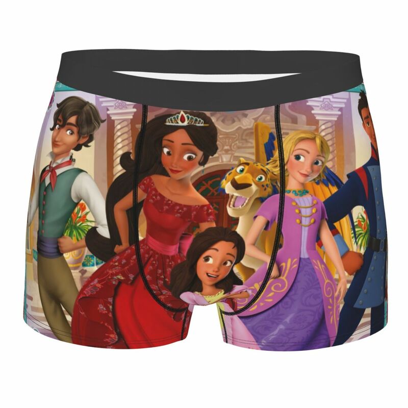 Male Novelty Disney Elena Of Avalor Anime Underwear Inspirational Adventure Boxer Briefs Stretch Shorts Panties Underpants