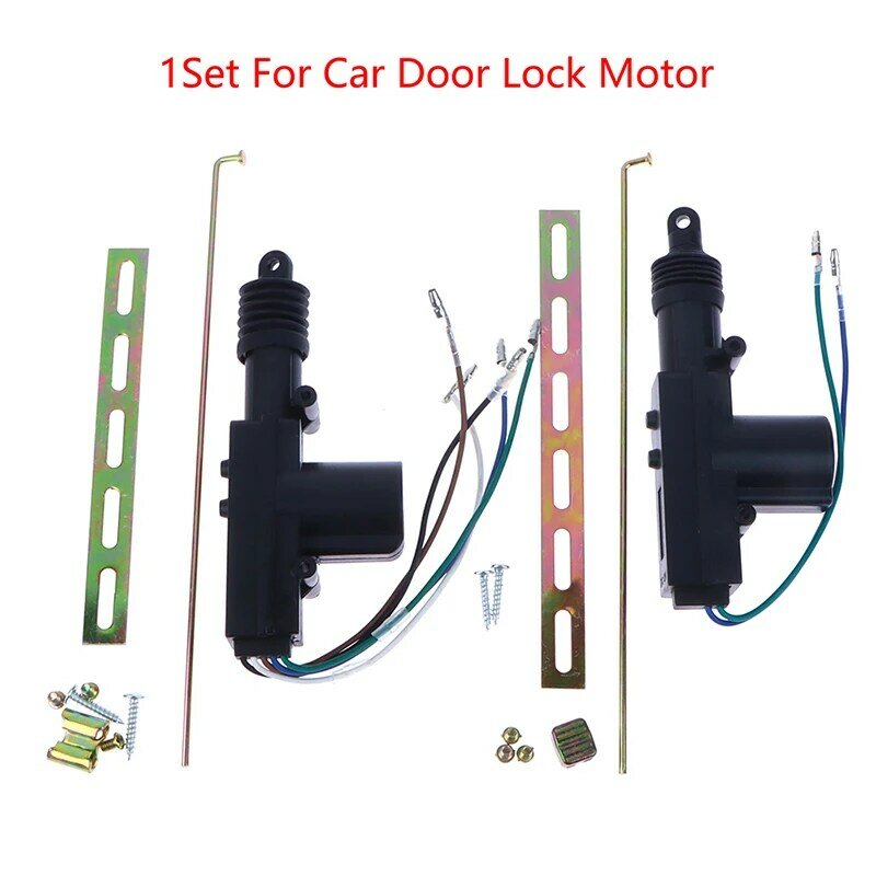 1 Set Universal 4001 car central locking system motor dc 12V 24V engine for car door lock motor+mounting bracket
