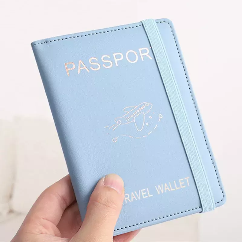 Leather Passport Holder Covers Case Waterproof Travel Credit Card Wallet Cute Passport Book for Women/Men Passport Cover ID Card