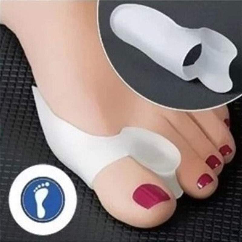 1 paar Silikon Gel Thumb Corrector Bunion Wenig Zehen Protektor Separator Hallux Valgus Finger Richt Fußpflege Relief Pads
