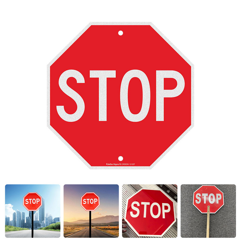 Стоп-знак, поставка светоформенной таблички для дорожных эмблем, уличные знаки, безопасность спальни