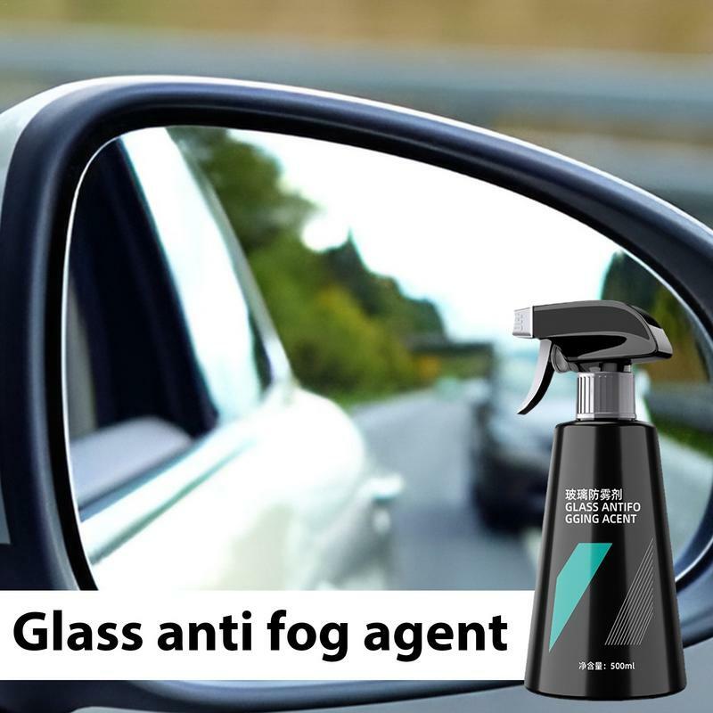 Car Windshield Window Cleaner Car Glass Anti Fog Rainproof Agent Auto Anti-Rain Agent Waterproof Rainproof Anti-fog Spray 500ML