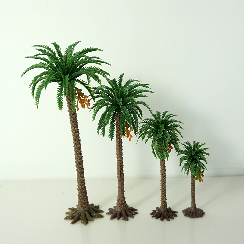 ديكور المناظر الطبيعية الصغيرة العصارية ، خلفية النباتات ، طاولة الرمل ، بناء نموذج شجرة ، عباد الشمس الأفريقية