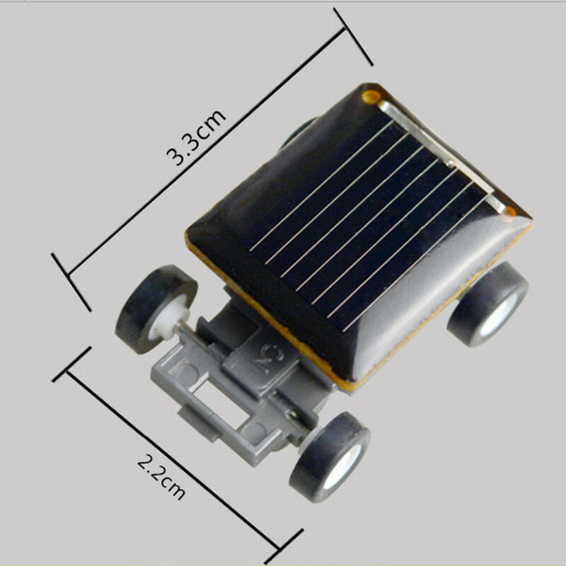 Najmniejsza energia słoneczna Mini zabawka samochód wyścigowy zabawka zasilana bateriami słonecznymi edukacyjna dla dzieci zabawki edukacyjne dla dzieci