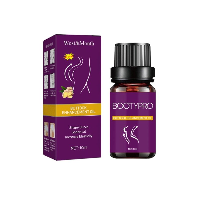 Crema de aceite esencial para Realce de glúteos para mujer, esencia de masaje para Realce de cadera y glúteos, eficaz