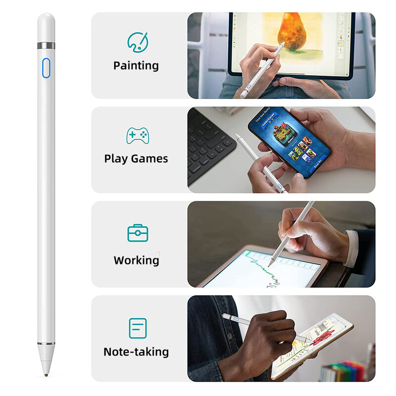 Для iPad карандаш стилус для Apple карандаш сенсорная ручка для телефона iPad Pro Samsung Huawei Xiaomi карандаш для планшета мобильного IOS Android