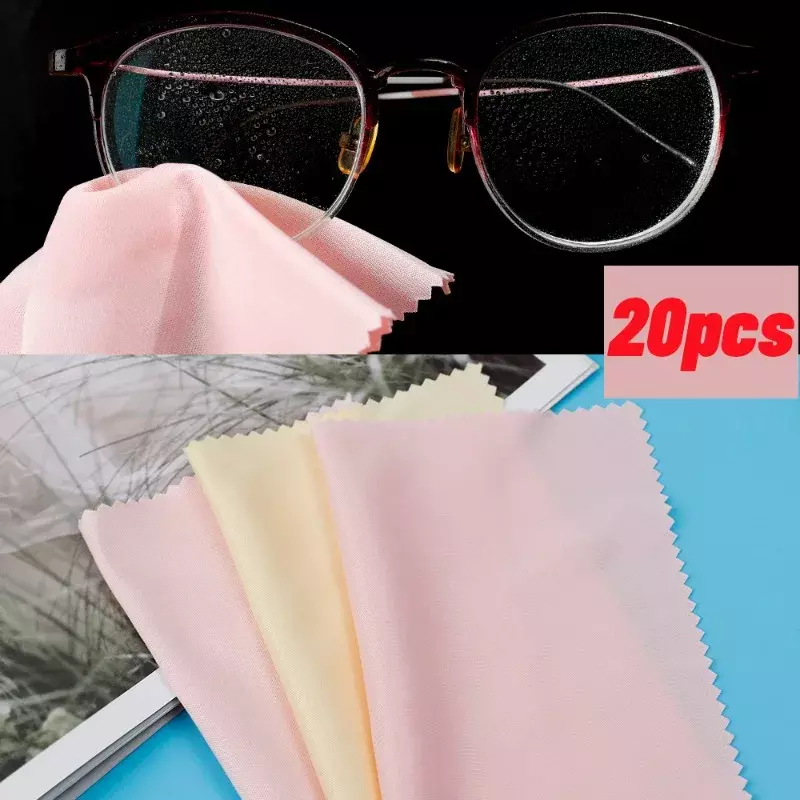 Soft High Quality Eyewear Cleaner Cloth Accessories Superfine Fiber Glases Cloth Fashion Square for Glasses Cleaning Tools