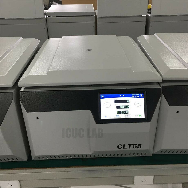 Macchina per centrifuga refrigerata di grande capacità a bassa velocità da tavolo di nuovo modello CLT55
