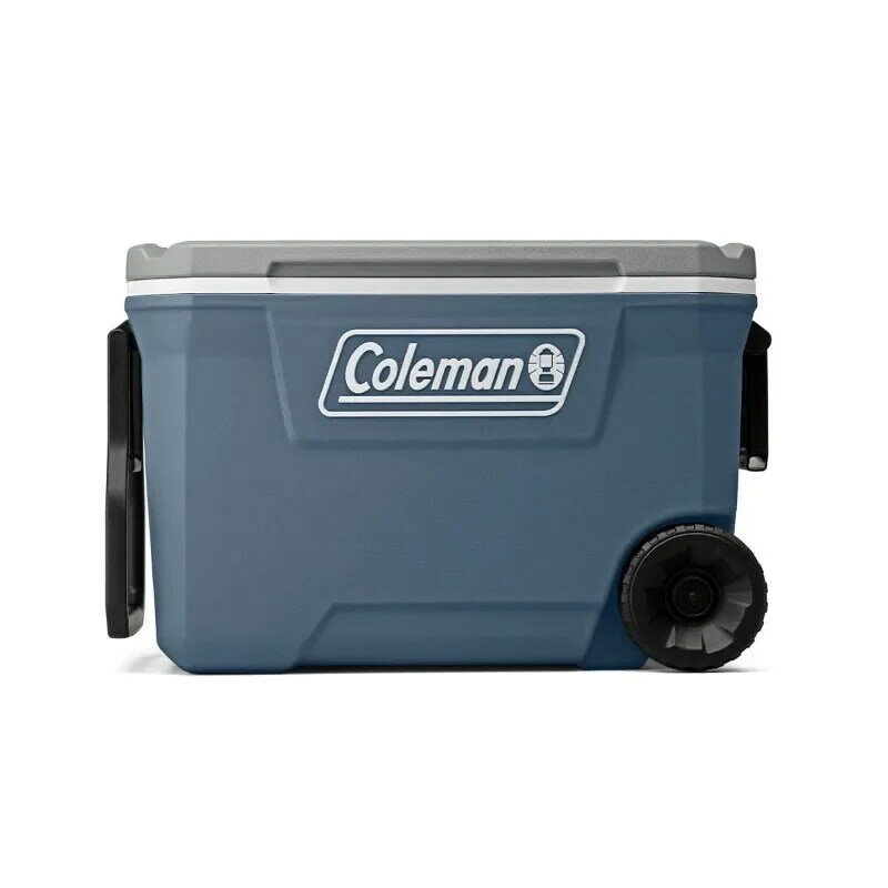 Coleman 316 Series Powered QT Yaneside Blue Hard Chest Wheeled Cooler, arrière-cour, camping, plage ou hayon