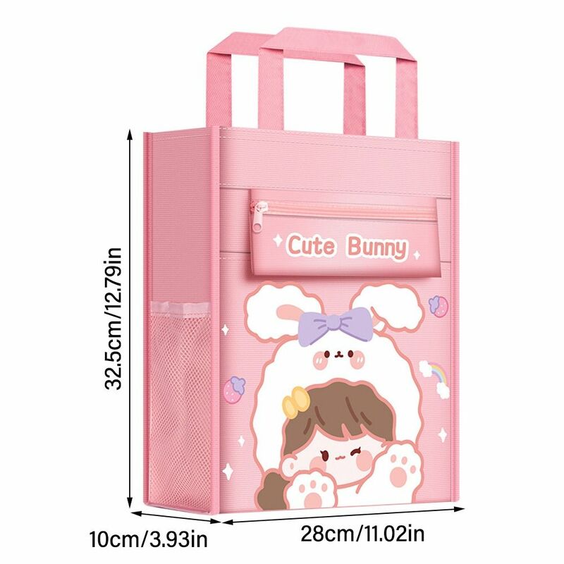Large-capacity Tote School Bag High Quality Canvas 3-Layer Tutorial Bag Art Storage Bag Students
