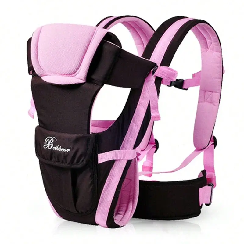Beth-bear-mochila portabebés transpirable frontal 4 en 1, cómoda mochila con eslinga, canguro para bebé
