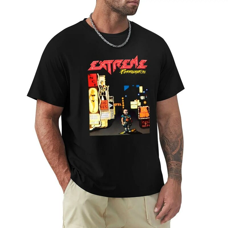 Kaus grafis Album Band ekstrem untuk penggemar kaus oblong kaus berat