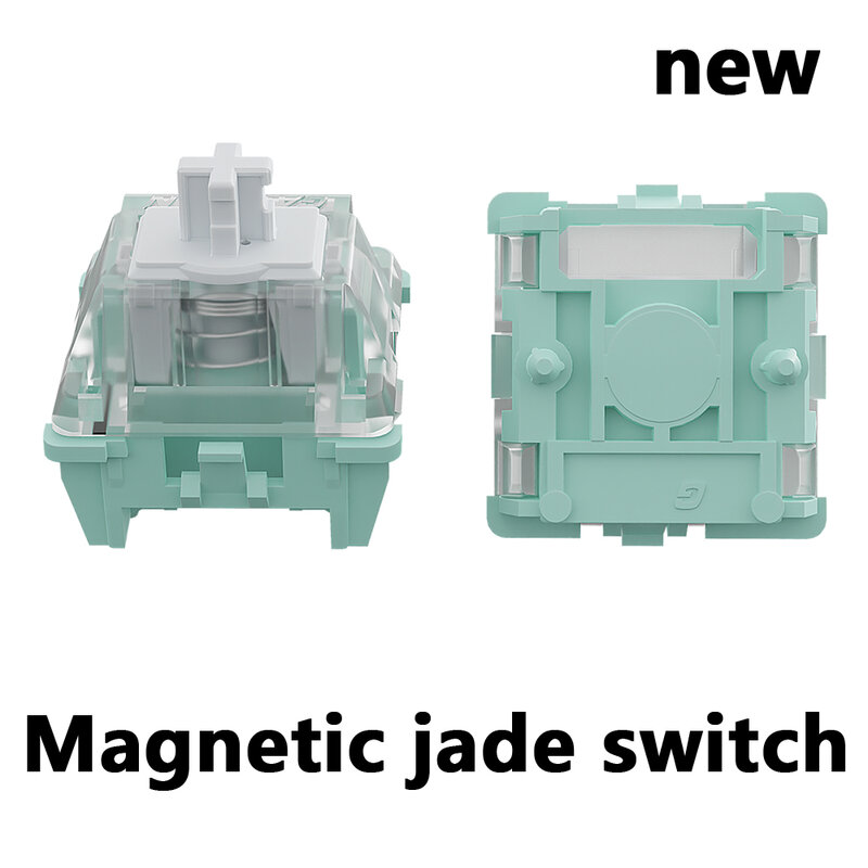 JYBMAK-Gateron Interruptor Jade Magnético, Interruptor Teclado Mecânico, Gatilho Eletromagnético, Salão Interruptor, Hifi Sound Acessórios