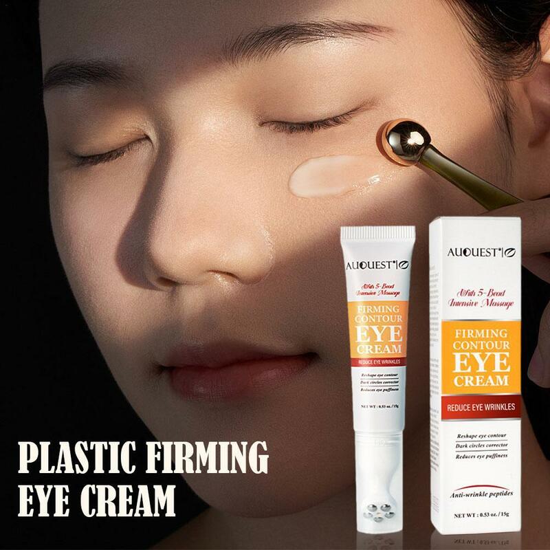 Anti-Wrinkle Eye Cream Rollor Ball Massager Under Eye Fine Lines Firm Lift Dark Circles Removal Skin Care 15g