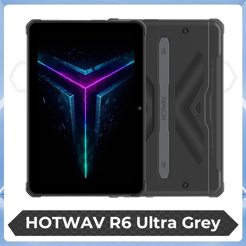 HOTWAV-Tableta R6 Ultra resistente, dispositivo con pantalla FHD de 10,4 pulgadas, 16GB + 256GB, ocho núcleos, Android 13, batería de 15600mAh, IP68 e IP69K