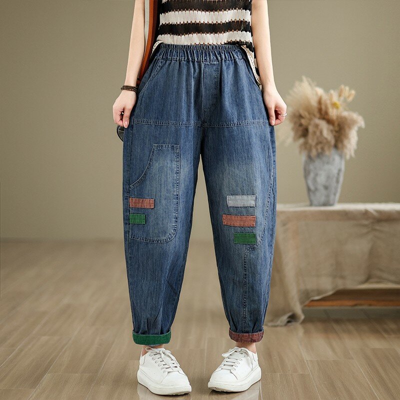 Jeans casual para namorados feminino, streetwear estilo coreano, básico, jeans solto, calça harém feminina, nova chegada, primavera, B3701, 24 €
