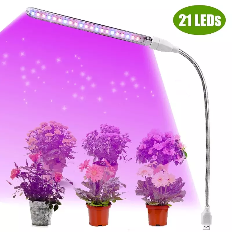 Luz LED para cultivo de plantas en interiores, lámpara Phyto para invernadero, tira de luz hidropónica roja y azul