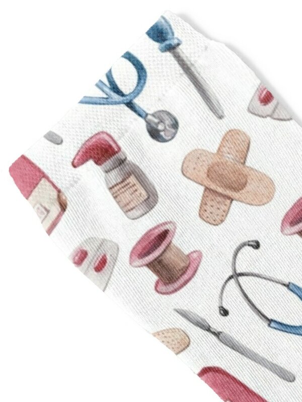 Больничный медицинский шаблон подарок для медсестер и врачей мужские носки новинка спортивные носки для мужчин и женщин