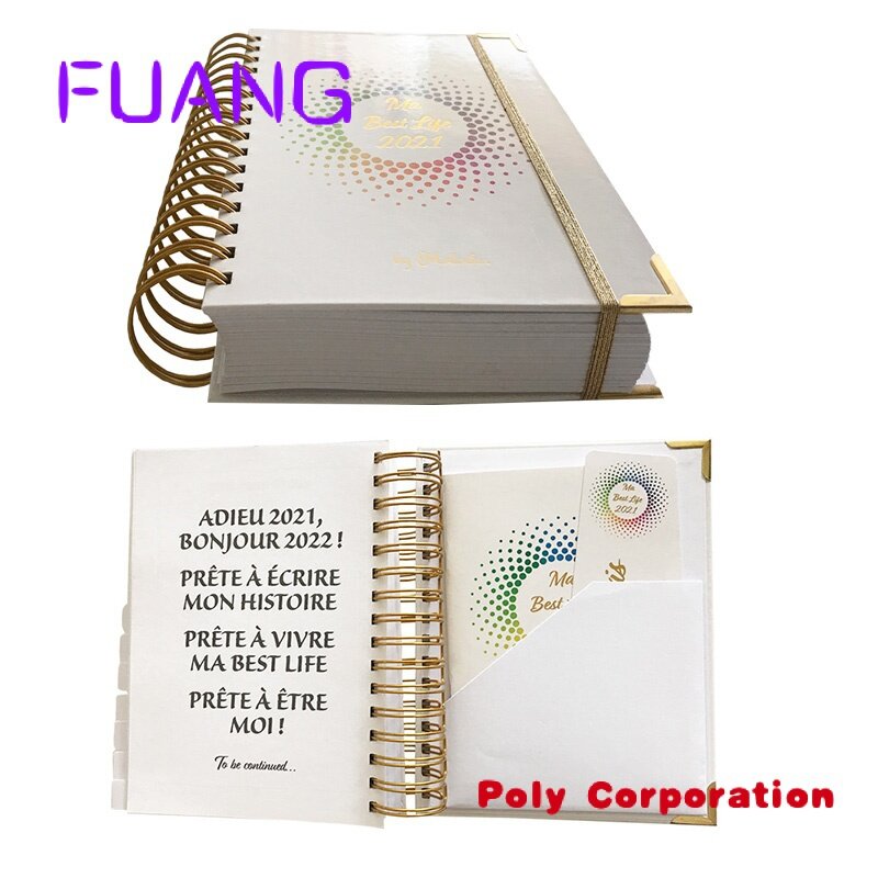 Cuaderno con espiral impreso personalizado, servicio de impresión, A5, 2023
