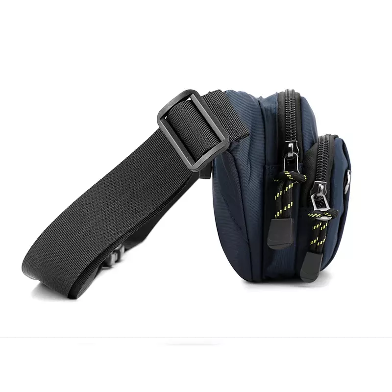 AOTIAN-Homens Nylon Cintura Packs, Crossbody Bolsas, Male Shoulder Bag, Boy Telefone Dinheiro Bags, Outdoor Sports Peito Bolsas, Novo