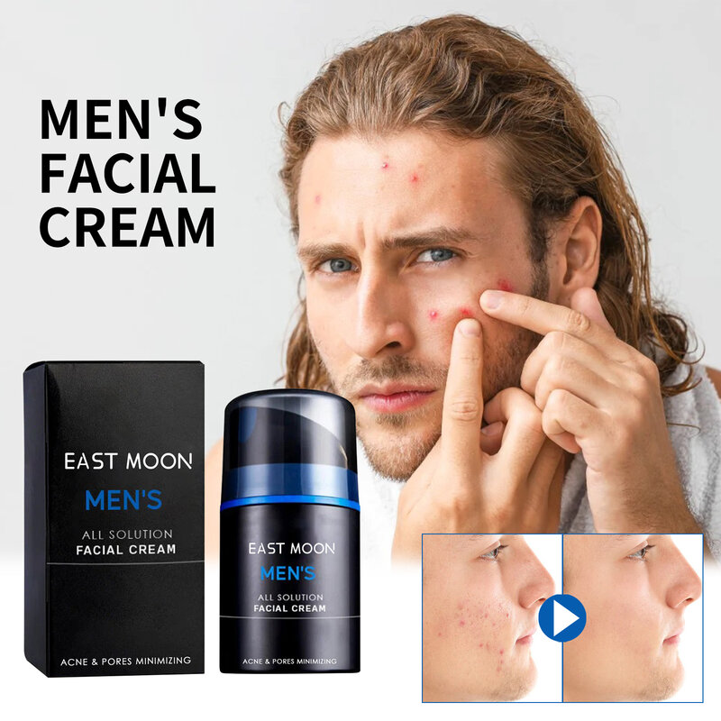 Men'S Multi-Effect Cream Fade Print Hydrating Moisturizing Whitening Delicate Skin Shrink Pores Lift Anti-Wrinkle Day Cream