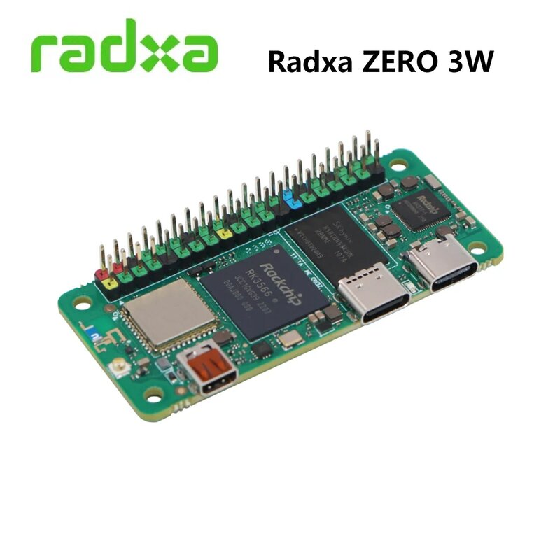 Façades de panneau de développement Radxa ZERO 3W, bras central®Cortex, Cortex™-Puce A55 RK3566 DDR4