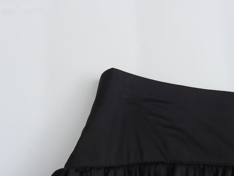 여성용 빈티지 하이 웨이스트 사이드 지퍼 여성 팬츠 스커트, 풍선 버전 미니 팬츠 스커트, 세련된 패션, 2024 신제품