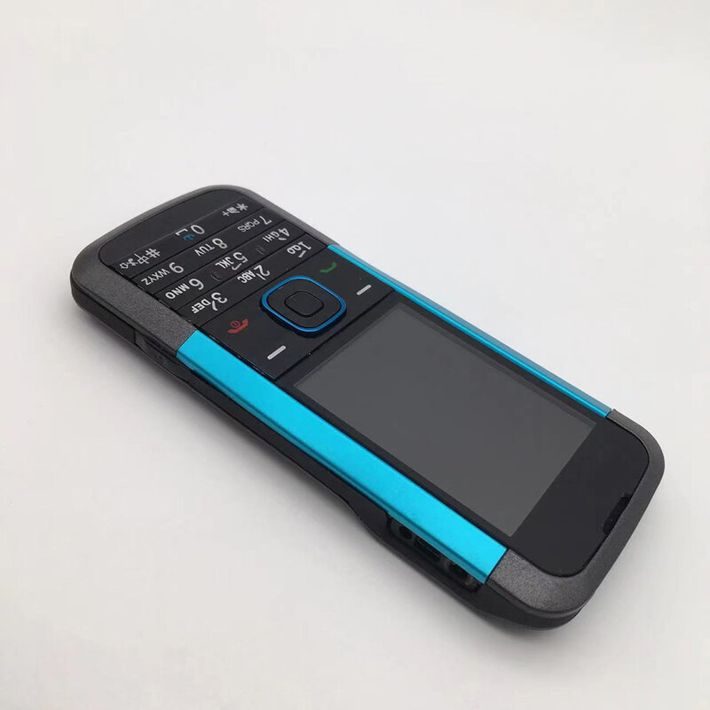 정품 언락 5000 확성기 블루투스 휴대폰, 러시아어 아랍어 히브리어 키보드, Finland 제조, 무료 배송