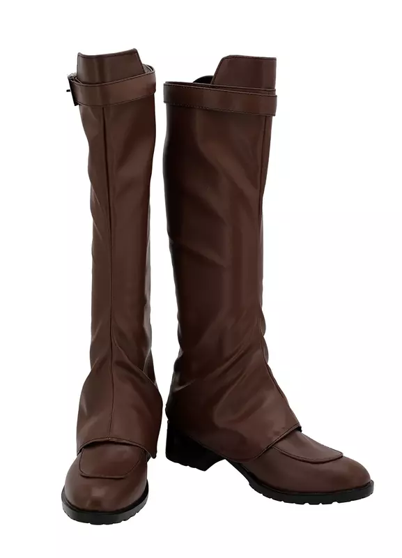 Ashley Graham Cosplay buty brązowe skórzane buty spersonalizowane w dowolnym rozmiarze dla mężczyzn i kobiet Cosplay