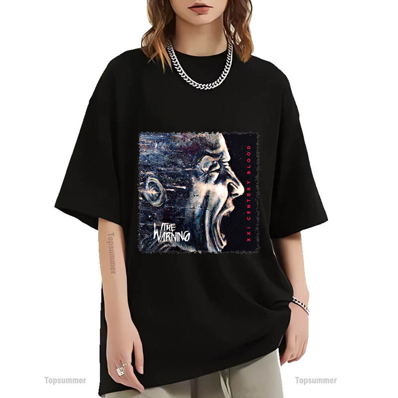 Футболка с изображением альбома крови в веке, футболка с изображением предупредительного турне, футболка для мальчиков и девочек в стиле хип-хоп, футболки с графическим принтом в стиле Харадзюку, топы с короткими рукавами
