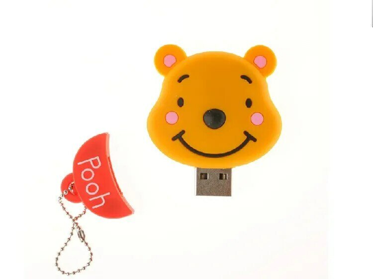 2023 Cartoon Cute teddy bear doll 32G 64GB 128GB 256GB 512GB usb flash drive pen drive memory card U Disk Free shipping