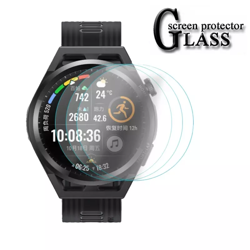 1-5pcs HD kaca Tempered untuk jam tangan Huawei GT 2 3 GT2 GT3 Pro 46mm GT Runner Smartwatch lapisan pelindung layar tahan ledakan