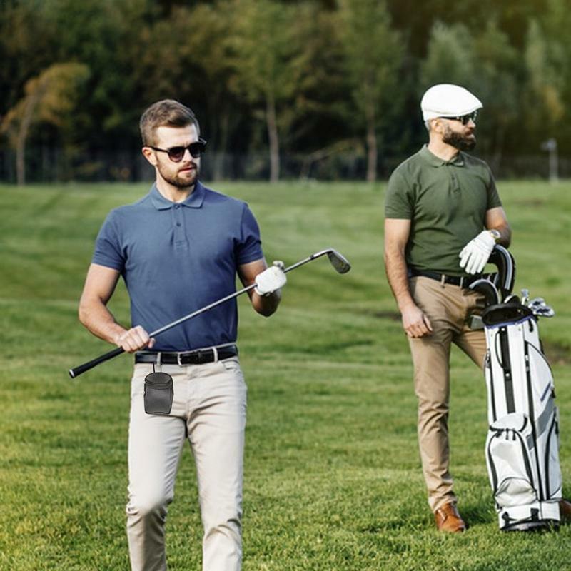 골프 공 미니 파우치, 세련된 골프 공 보관 가방, 다기능 골프 공 용기, 골프 공용 허리 가방
