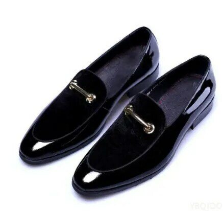 Męskie skórzane buty Oxford, luksusowe, oddychające, lakierowane buty formalne ze skóry, męskie buty ślubne w dużych rozmiarach