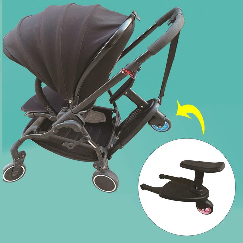 Silla de paseo Universal, asiento de pie, tablero de cochecito, Pedal auxiliar, marcas de Cochecitos de bebé