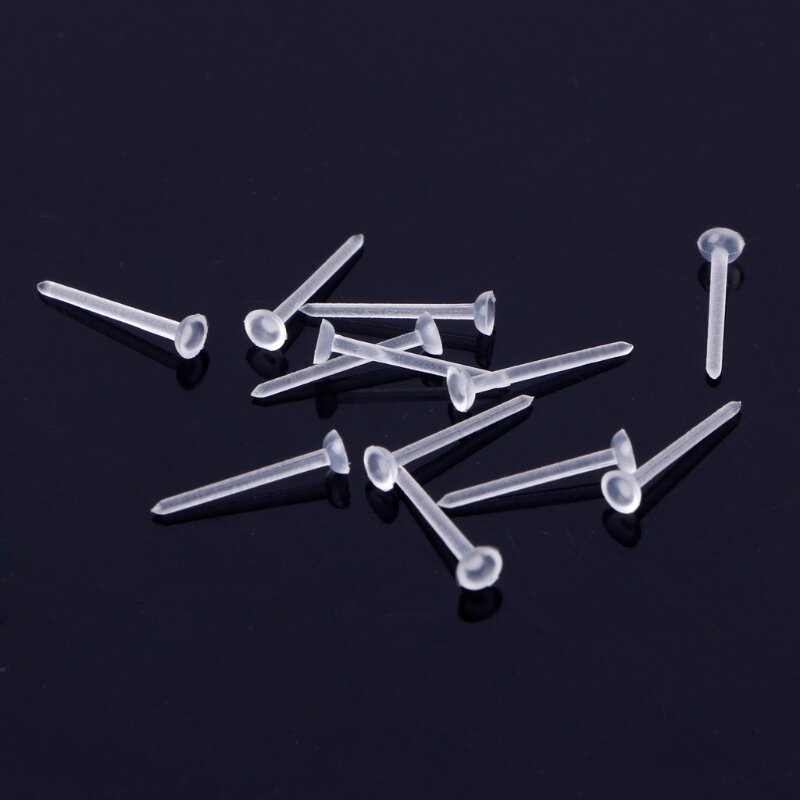 100 Pieces 3/5mm Earring Posts Earring DIY Jewelry Findings Craft