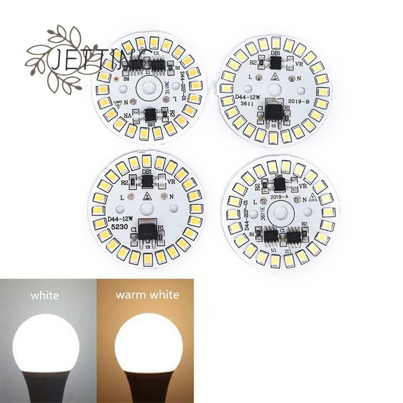 3000K/4000K 220V LED Chip Bulb Patch Lamp SMD Round Light Beads Circular Module Source Plate For Bulb Light Lighting Spotlight
