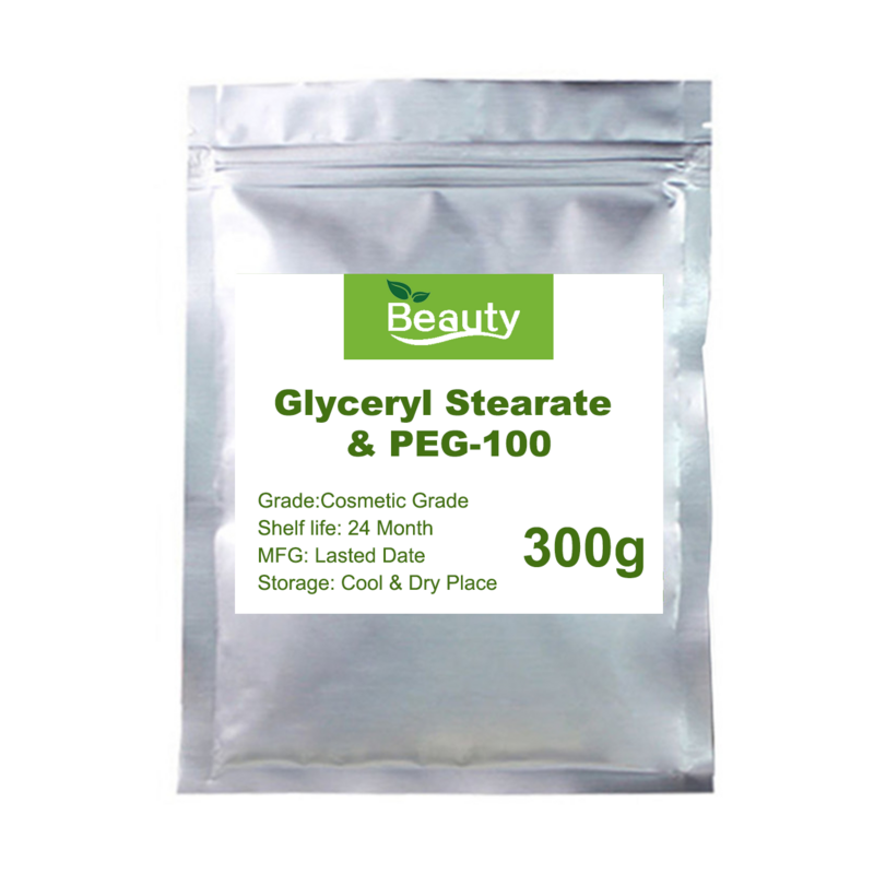 Estearato de gliceril y PEG-100 escamas de estearato A165 cera emulsionante cosmética, gran oferta