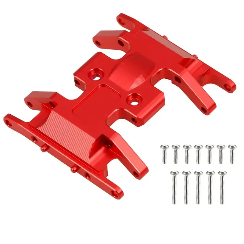 For Axial SCX24 90081 1/24 RC Crawler Car Metal Gearbox Mount Base Transmission Holder Skid Plate Upgrade Parts