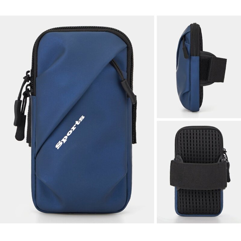 Case Bag Polyester Double Layer Smartphone Accessories Mobile Phone Arm Bag Phone Arm Bag Mobile Phone Wrist Bag Shoulder Bag