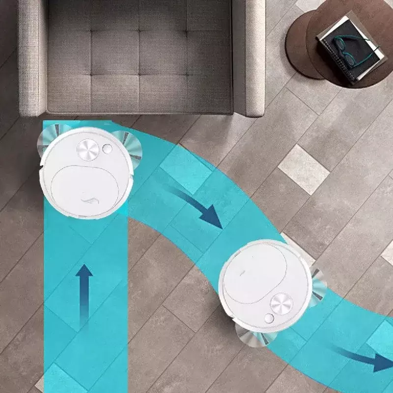 Domowy mop podłogowy Automatyczny robot odkurzający Ładowanie USB Inteligentny robot do czyszczenia pomieszczeń domowych Odkurzacz