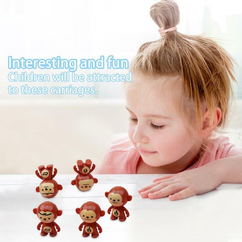 Mini juguete de Tumblers pequeño para escritorio, muñeco invertido, adorno educativo, astronauta, muñeco de nieve, mono, favores de fiesta