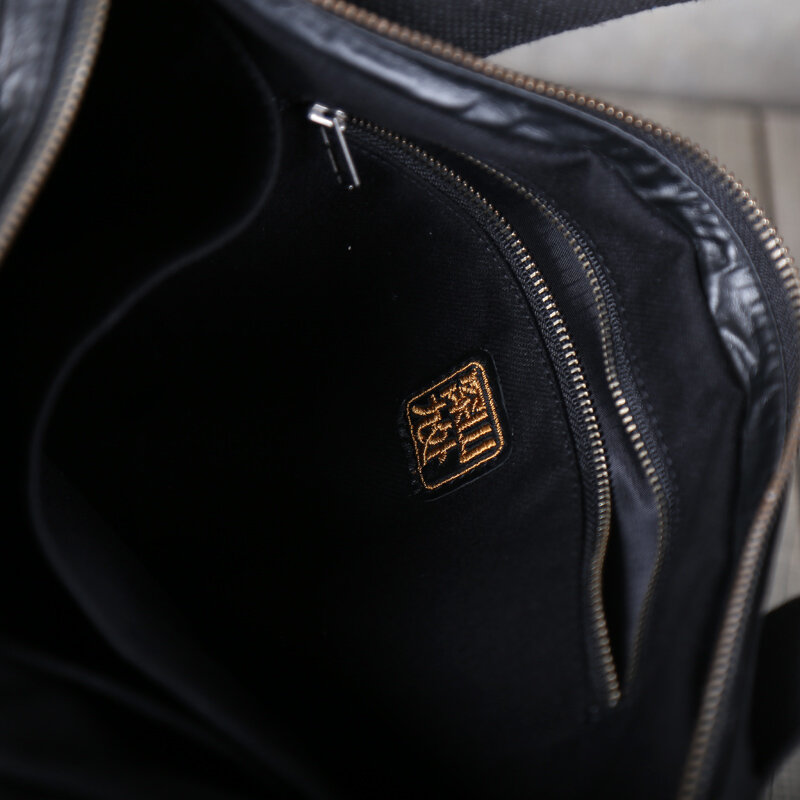 Briefcase Cowskin Leather High Quality Business Handbag Shoulder Crossbody Bag Simple Messenger Bag Casual Tote