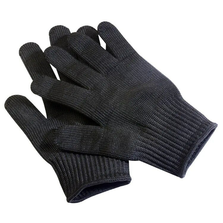 Verdikte 1 Paar Cutproof Handschoenen Hppe Level 5 Staal Scratch Cut Slijtvaste Handschoenen Grade 5 Beschermende Zwart Werk Veiligheid handschoenen