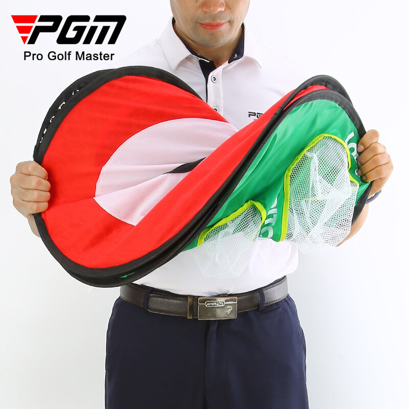 PGM – filet d'époussetage de Golf à multiples facettes, pour l'entraînement en intérieur, Portable et pliable